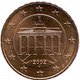 Отдается в дар Монета евроценты Германии