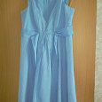 Отдается в дар Голубое платье на 42-44 размер