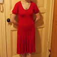 Отдается в дар красное платье 46 размер