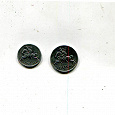 Отдается в дар В коллекцию — 1 и 2 цента 1991 Литва