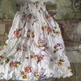 Отдается в дар Длинная юбка-сарафан с цветами размер L