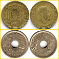 Отдается в дар Монеты Испании и Франции