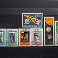 Отдается в дар Космонавтика. Почтовые марки Монголии.
