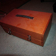 Отдается в дар Коробка-сундук-ящик из дерева (фанера)