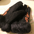Отдается в дар Женские зимние теплые перчатки с мехом