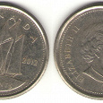 Отдается в дар Монета 10 центов 2012 год, парусная шхуна. Канада.