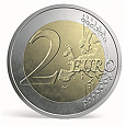 Отдается в дар 2 евро (Латвия, 2015)