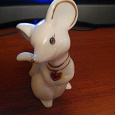 Отдается в дар Статуэтка мышка с сердцем керамика
