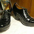 Отдается в дар Туфли/ботинки женские чёрные кожаные 36 р.
