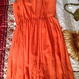 Отдается в дар Оранжевое платье 44р
