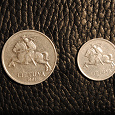 Отдается в дар монетки Литвы