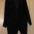 Отдается в дар пиджак женский 60й размер черный