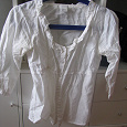 Отдается в дар Белые вещи, которые надо отбелить — блузка Camaieu 42 и топ 46-48