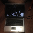 Отдается в дар Ноутбук asus f3j (сломан дисплей)