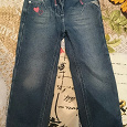 Отдается в дар утепленные джинсы 100-110 см