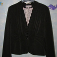 Отдается в дар Черный пиджак женский, размер 50 (UK 16)