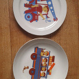 Отдается в дар Детские тарелки фарфор Кольдиц ГДР, 1974 год