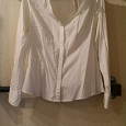 Отдается в дар Белая женская рубашка размер М 46