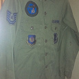 Отдается в дар Армейская рубашка U.S. AIR FORCE 81st TACTICAL FIGHTERWINGS