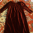 Отдается в дар Бархатное красное платье 44-48 размера
