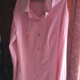 Отдается в дар Блузка-рубашка р. S розовая