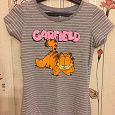 Отдается в дар футболочка с котом Гарфилдом