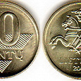 Отдается в дар Монета Литва 10 центов (2009)
