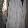 Отдается в дар летняя белая юбка в пол, 42 размер