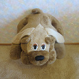 Отдается в дар Отдам мягкую игрушку. большую собаку… Цвет — коричневый. Длина — 67 см. ширина — 54 см, высота — 22 см