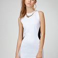 Отдается в дар Бело-чёрное мини-платье, 40-42(XXS) р-р