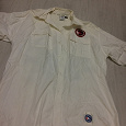 Отдается в дар Белая модная рубашка от брата 100% cotton