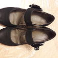 Отдается в дар туфли черные, замшевые tomaris, 36 р.