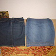 Отдается в дар джинсовые юбки 48 и 50 размер