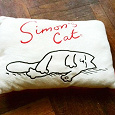 Отдается в дар Подушка флисовая Simon's Cat