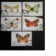 Отдается в дар Бабочки. Почтовые марки СССР 1986 года.