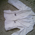 Отдается в дар пиджак летний белый 40 размера(42).