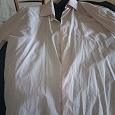 Отдается в дар Рубашка бело-розовая мужская