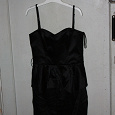 Отдается в дар черное платье, размер М