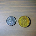Отдается в дар Монеты ОАЭ и Шри-Ланка