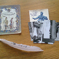 Отдается в дар Пушкинский дар (открытки, перо и книжка)