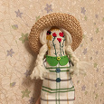 Отдается в дар кукла текстильная с вышивкой