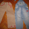 Отдается в дар джинсы и брюки для девочки на 3-4 годика