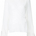 Отдается в дар Белая хлопковая блузка от TOM TAILOR
