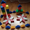 Отдается в дар Детские кубики, ромбики и треугольники