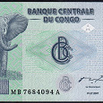 Отдается в дар Конго. 100 франков 2007 года. UNC.