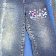 Отдается в дар Утепленные джинсы для девочки на 3 года