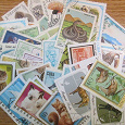 Отдается в дар марки из серии «фауна»