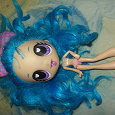 Отдается в дар Кукла с синими волосами.