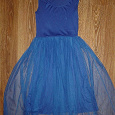 Отдается в дар Трикотажное синее платье