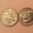 Отдается в дар Монеты США 10 центов